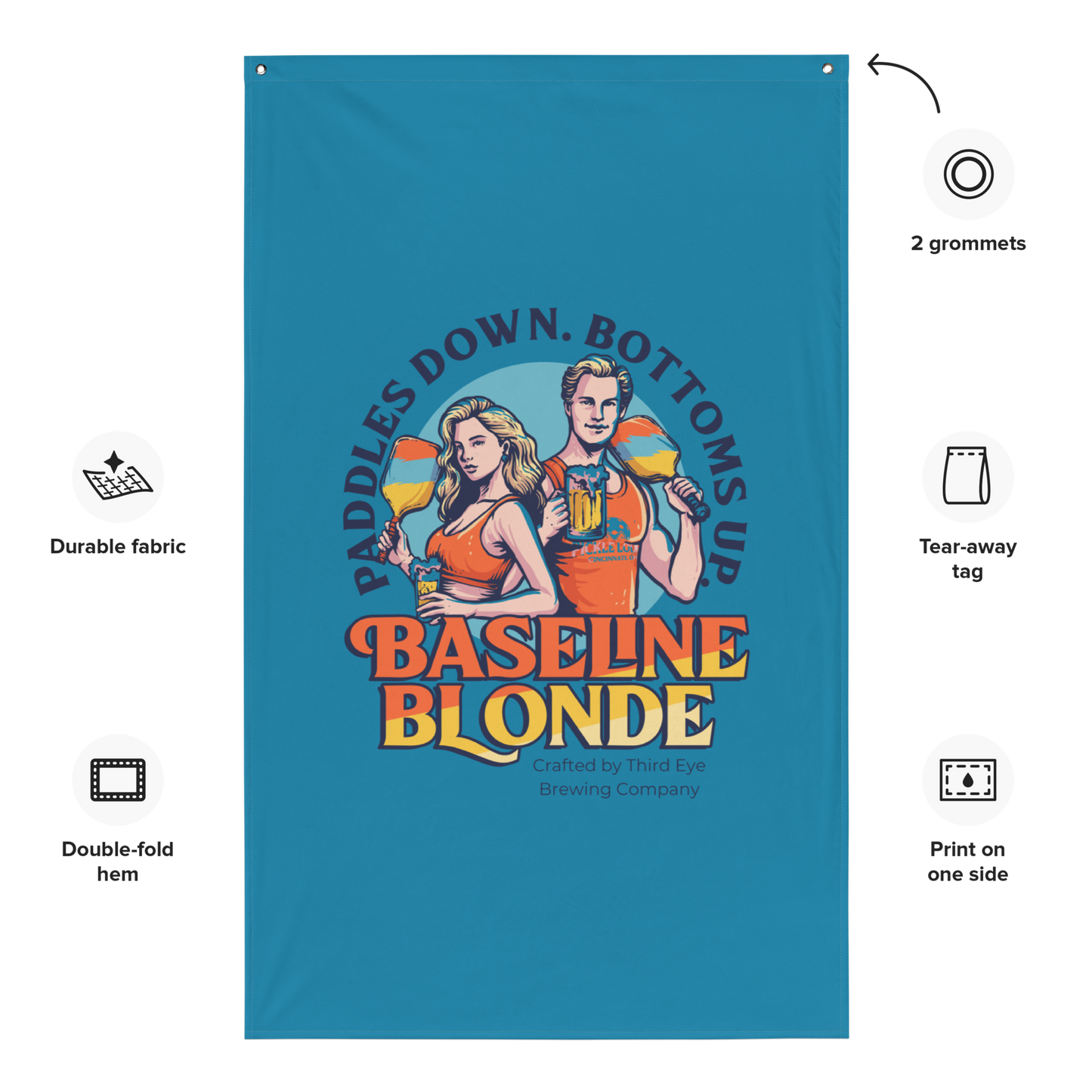 Baseline Blonde Flag