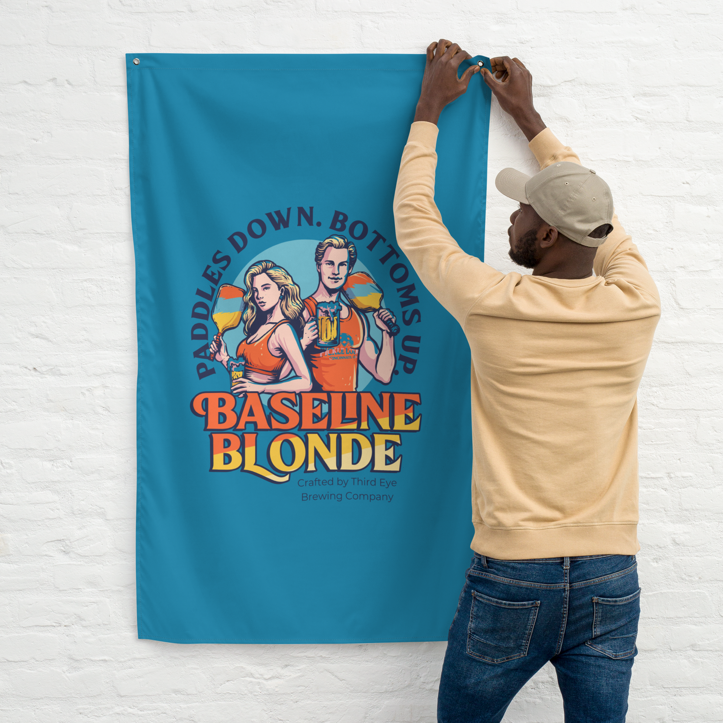 Baseline Blonde Flag