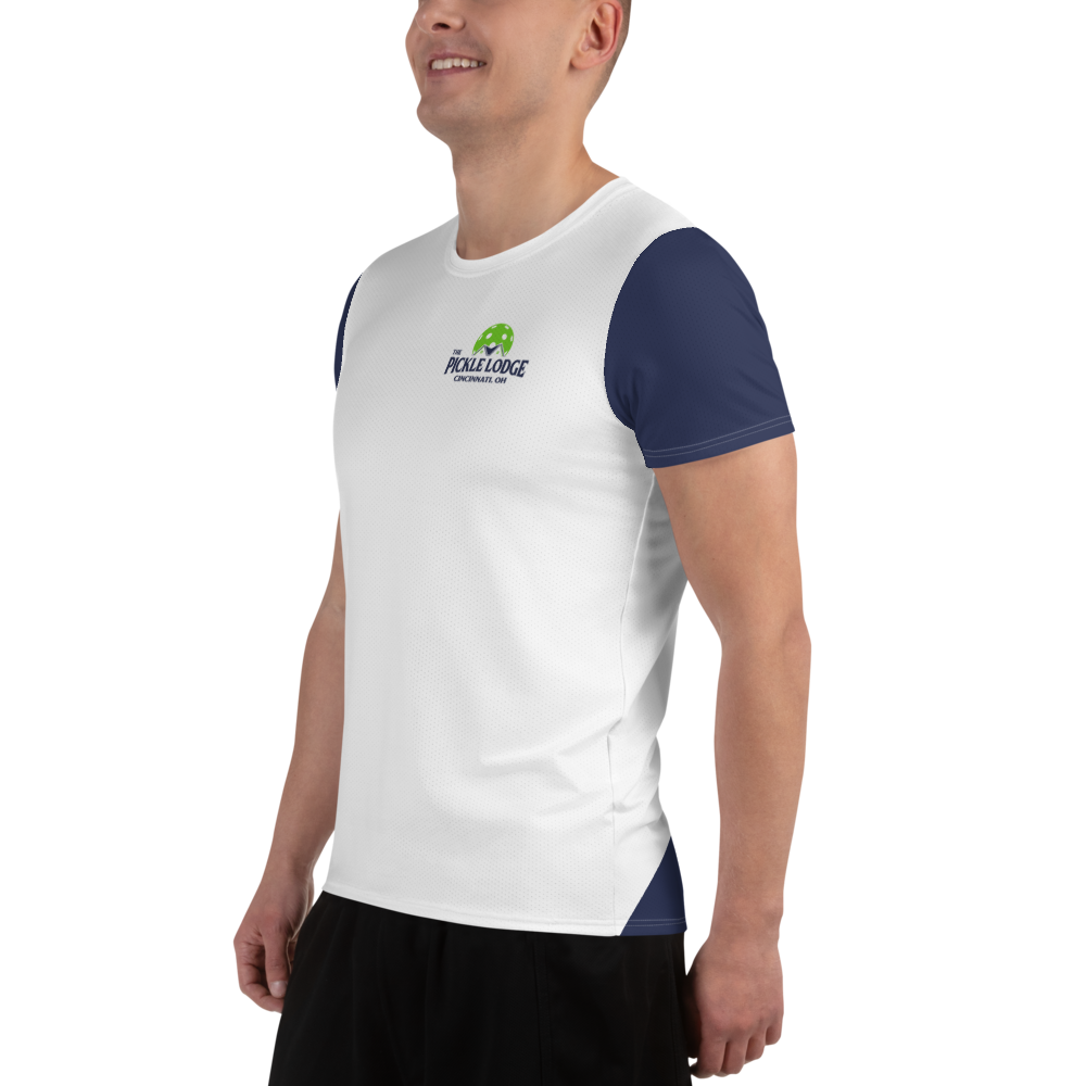 Men's Athletic T-Shirt (Power Lines)