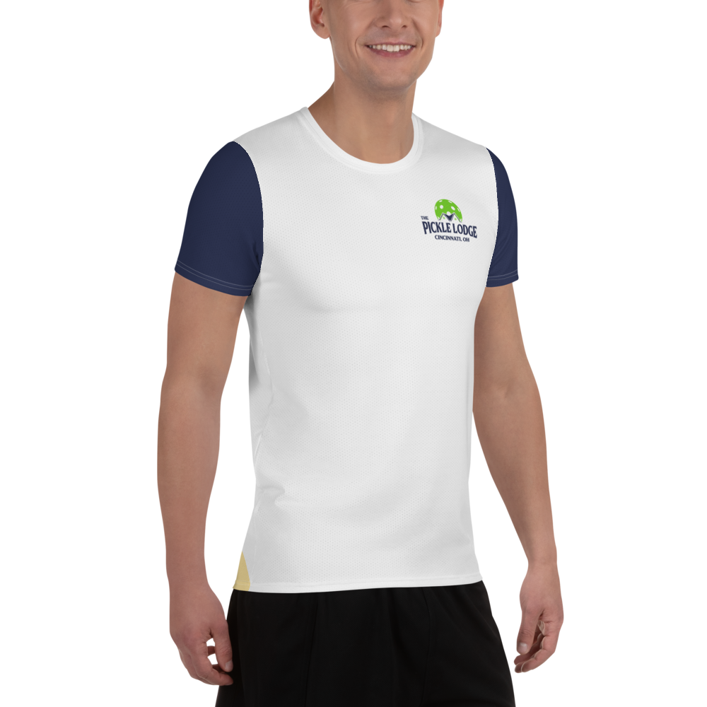 Men's Athletic T-Shirt (Power Lines)