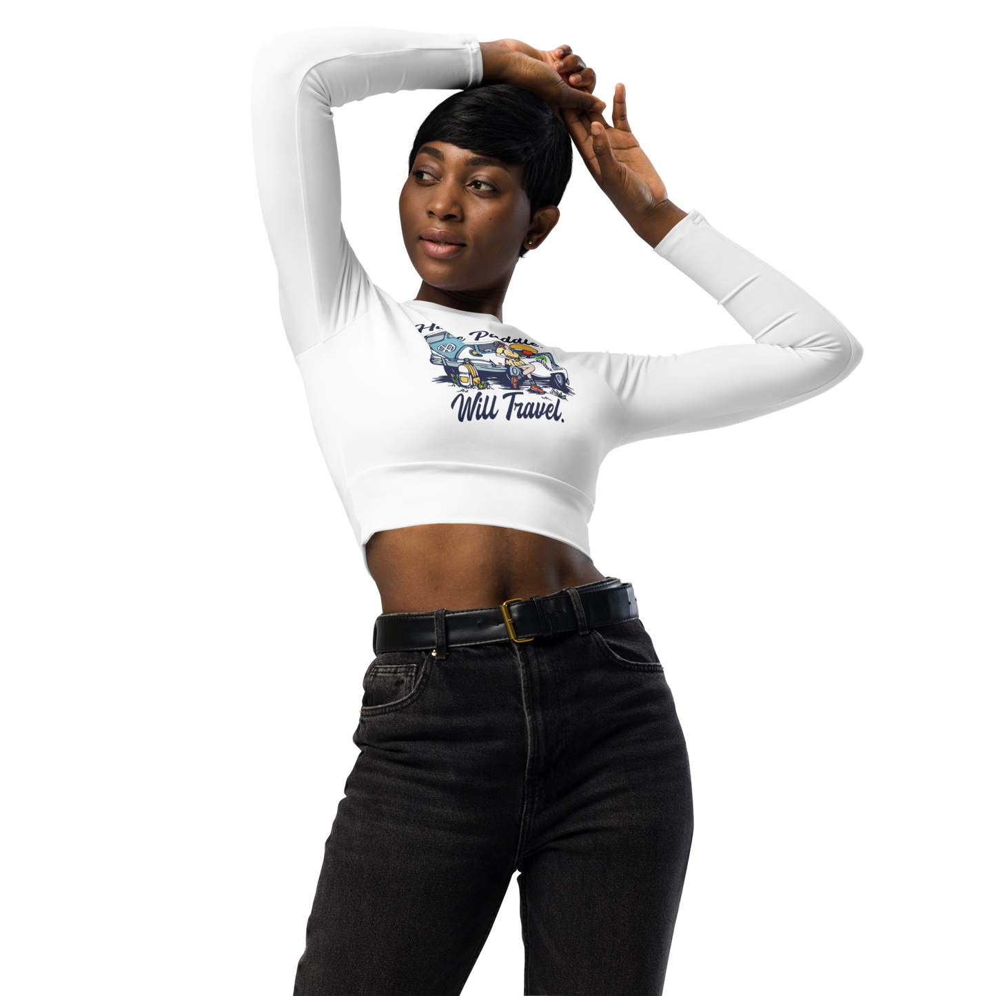 Women's Interclub Long-Sleeve Crop Top