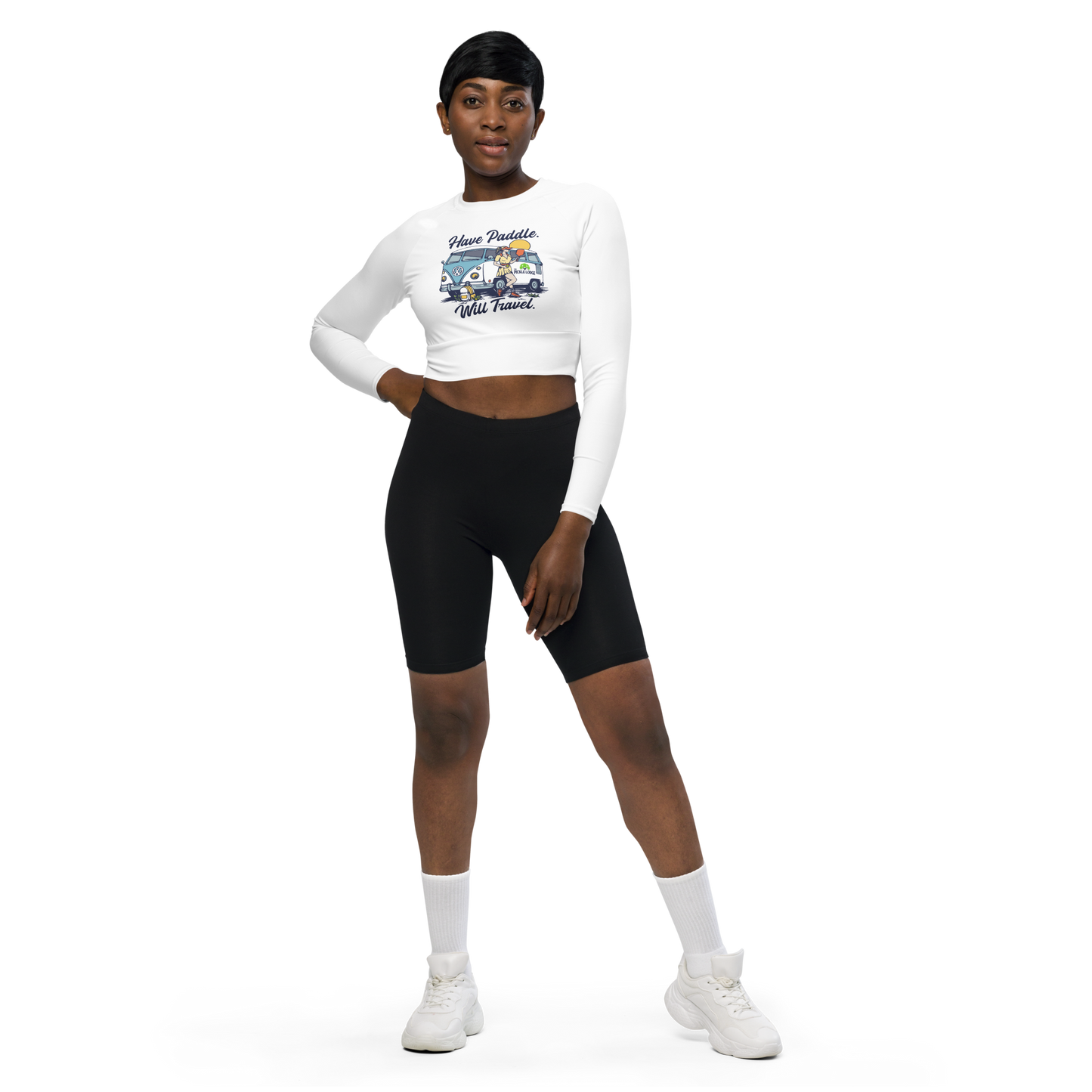 Women's Interclub Long-Sleeve Crop Top