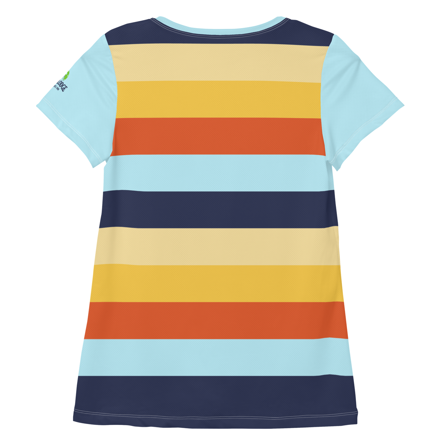 Women's Athletic T-Shirt (Horizon Lines)