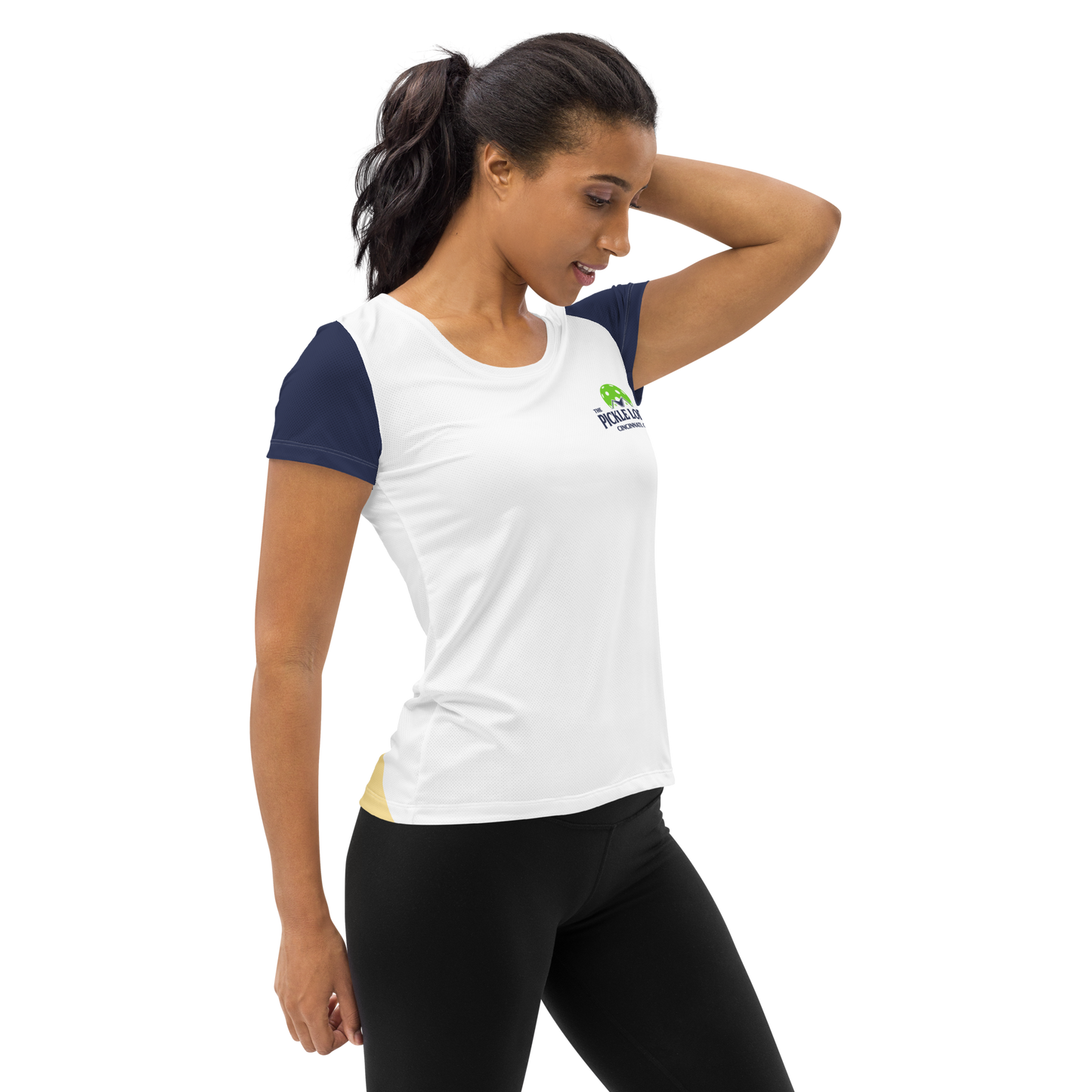 Women's Athletic T-Shirt (Power Lines)