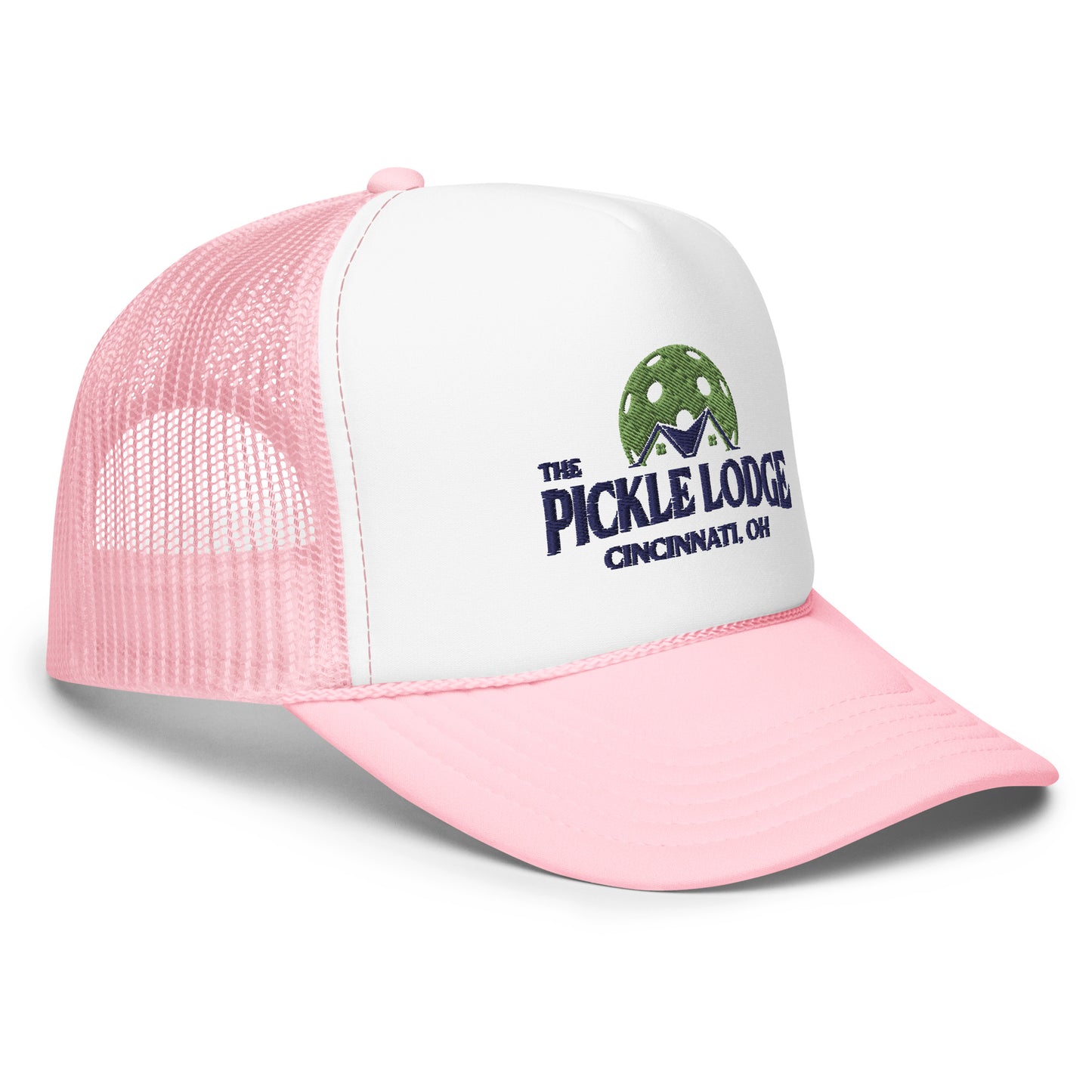 Foam Trucker Hat (White with Accent Colors)