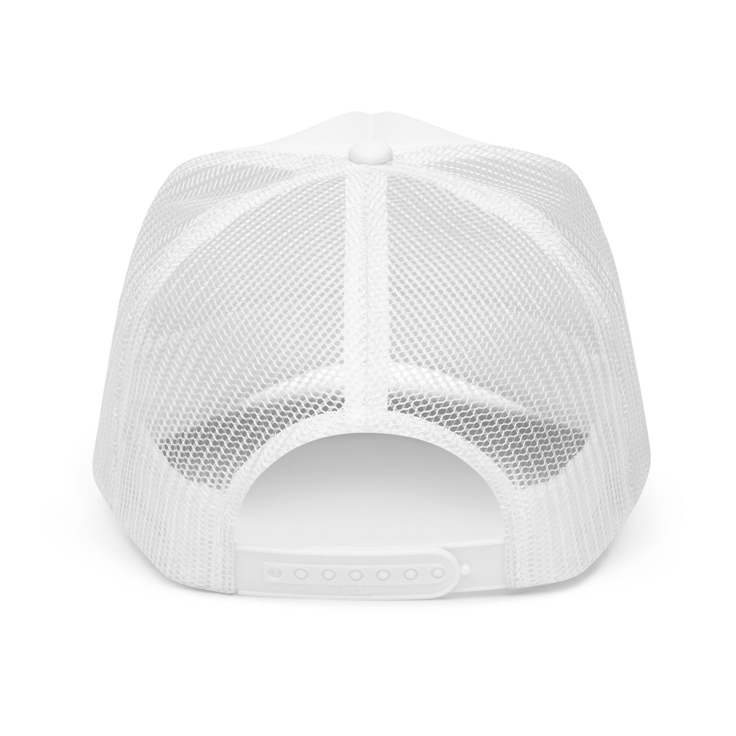 Foam Trucker Hat (White with Accent Colors)