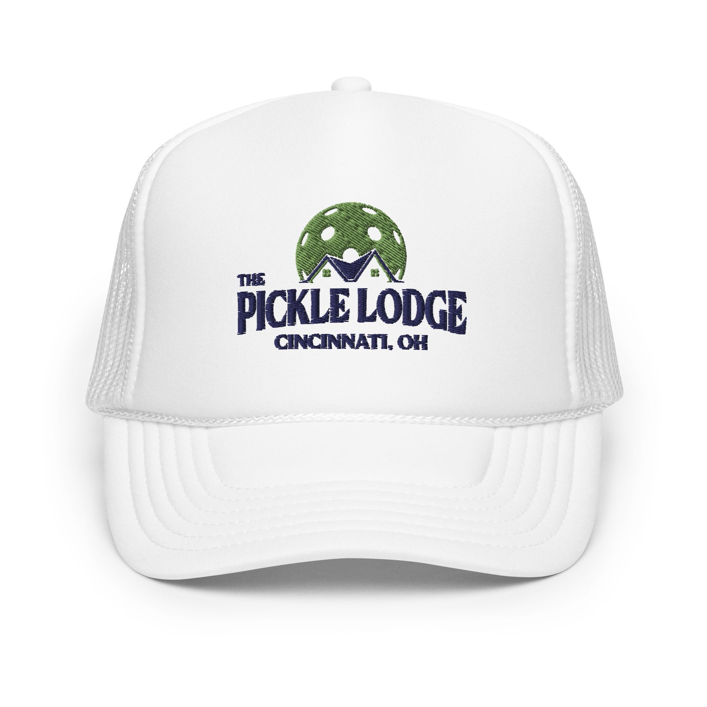 Foam Trucker Hat (White with Accent Colors)