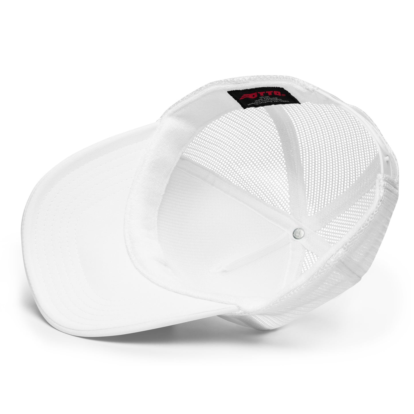 Foam Trucker Hat (White with Accent Colors)