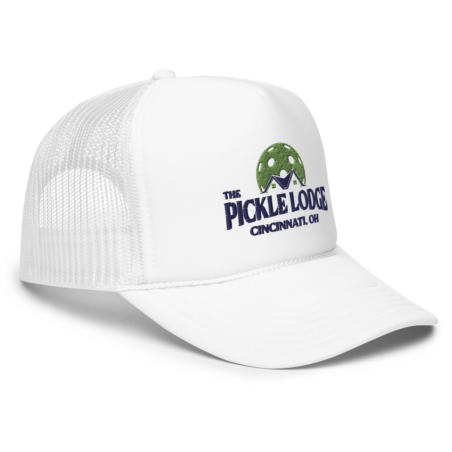 Foam Trucker Hat (White with Accent Colors)