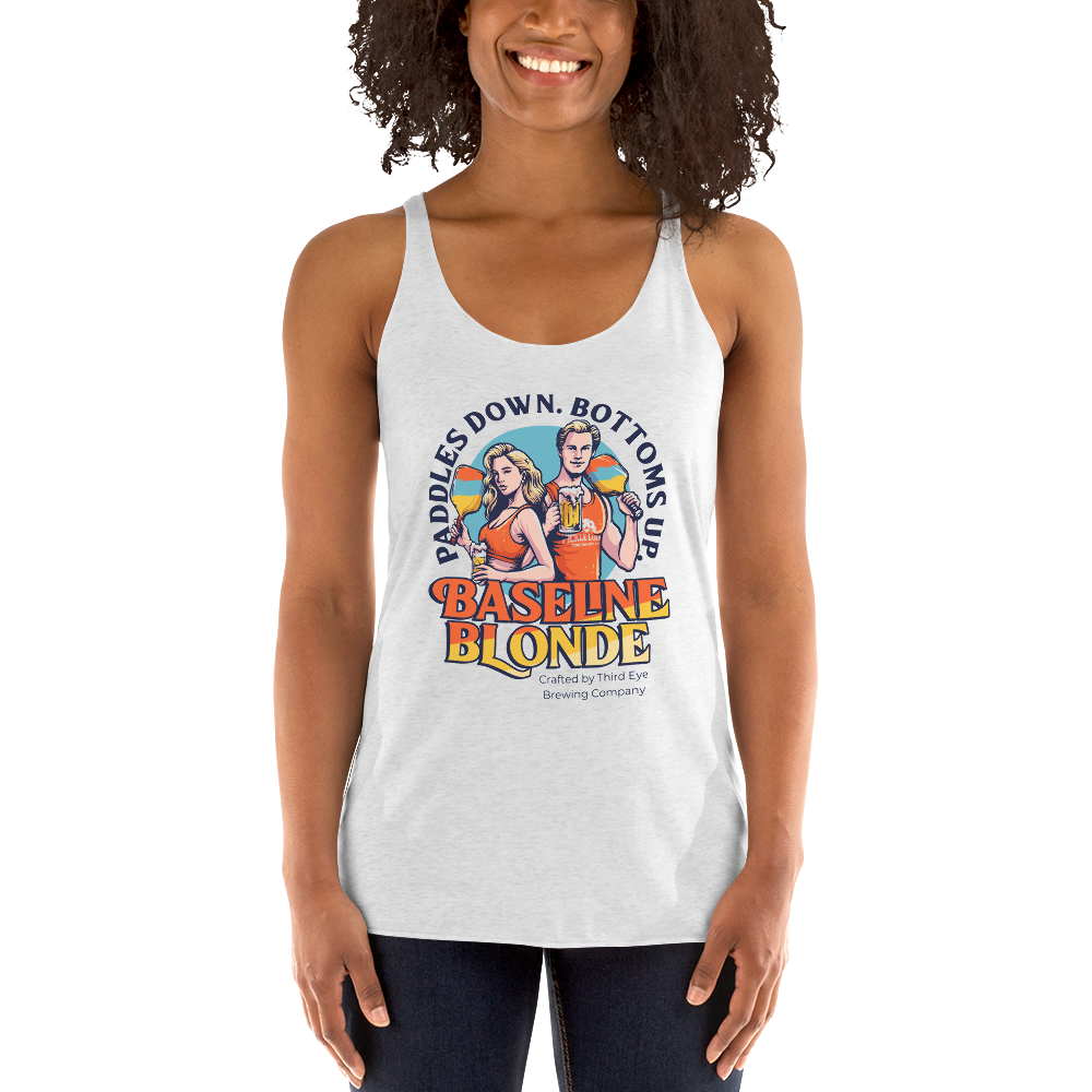 Baseline Blonde Women's Racerback Tank