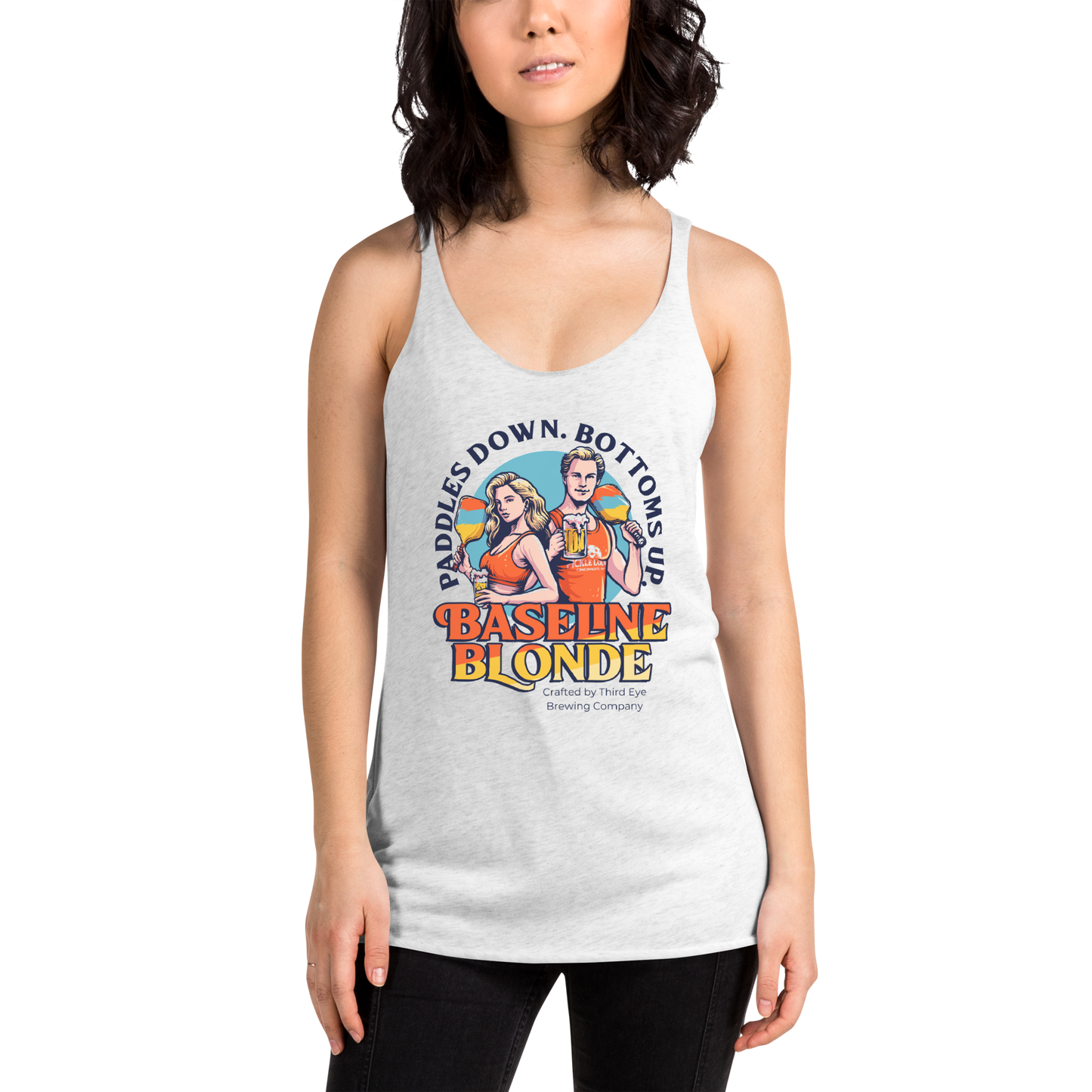 Baseline Blonde Women's Racerback Tank