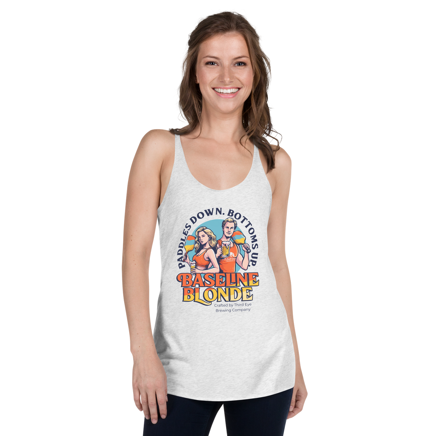 Baseline Blonde Women's Racerback Tank